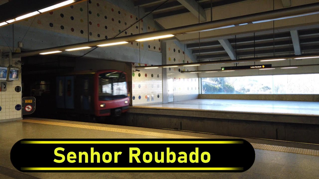 Metro Station Senhor Roubado - Lisbon 🇵🇹 - Walkthrough 🚶