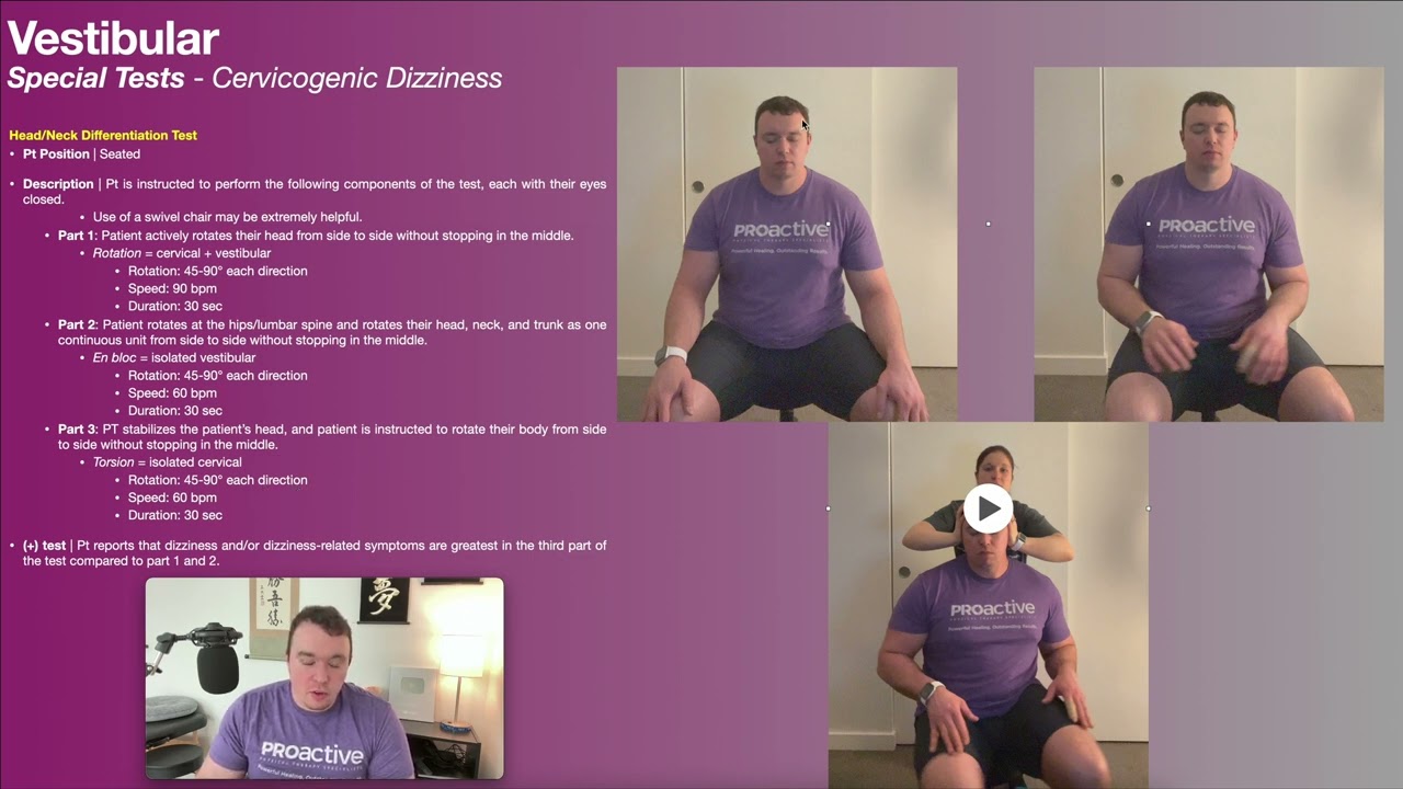 Head/Neck Differentiation Test (HNDT) EXPLAINED | Cervicogenic Dizziness