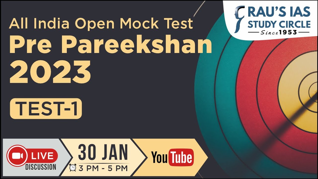 Pre-Pareekshan 2023: Mock Test Discussion Live Session