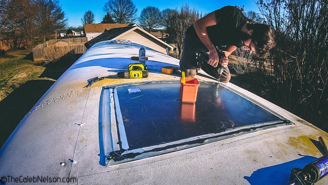 DIY Skylight for Camper, RV, Tiny Home, Skoolie or School Bus Conversion