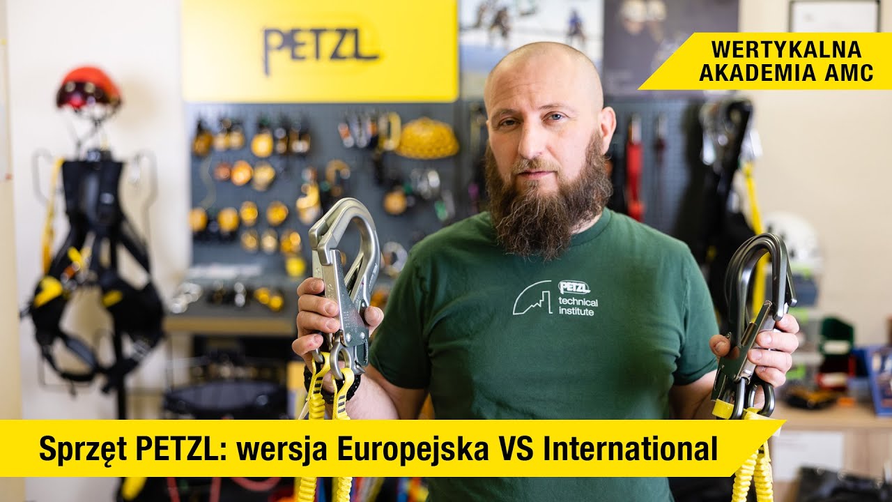Wertykalna Akademia AMC - Sprzęt PETZL: wersja Europejska VS International