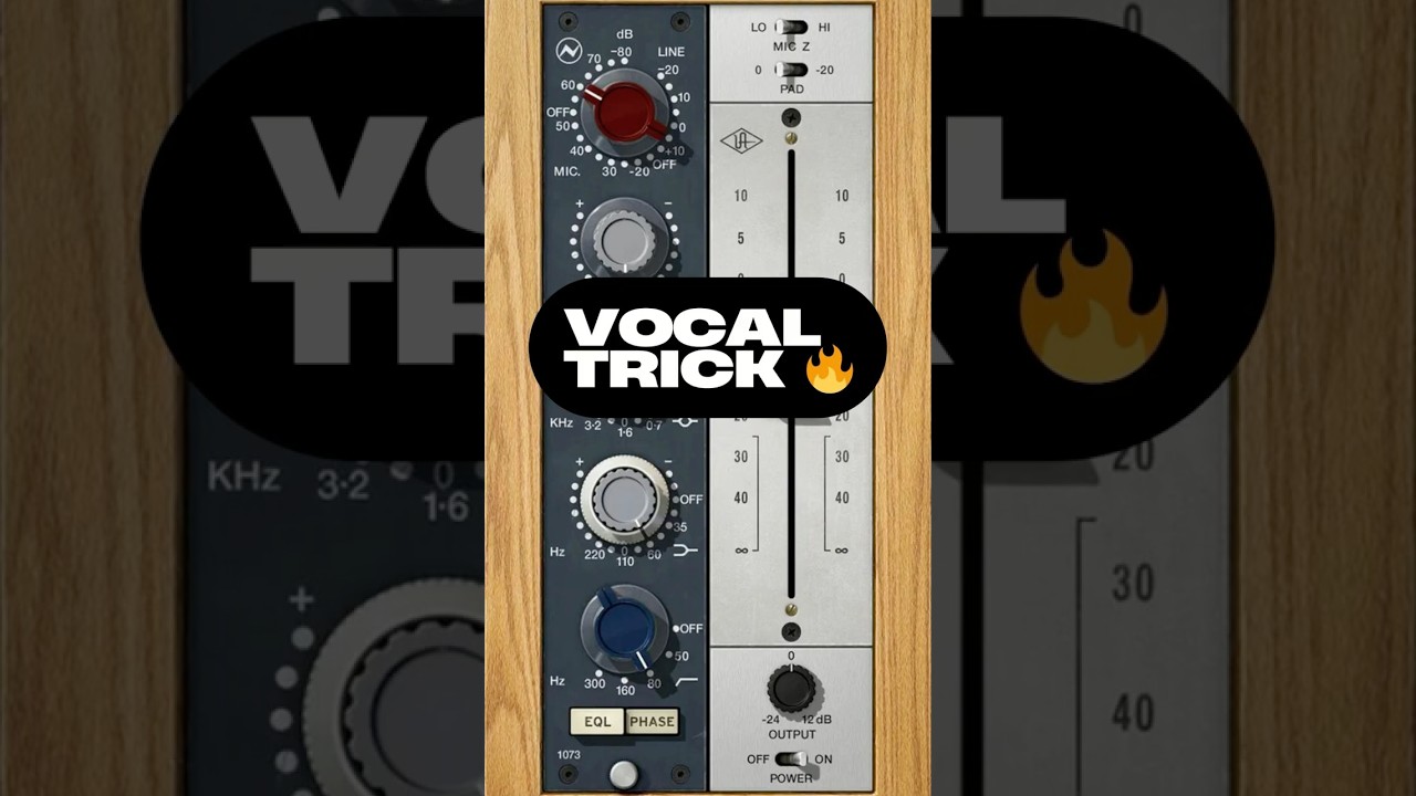 UAD Neve 1073: Add Presence to Your Vocals NOW!