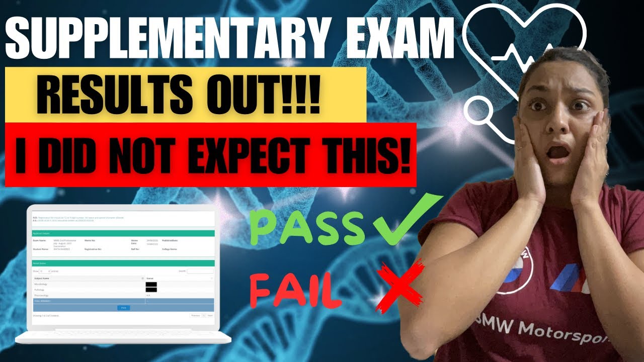 My 2nd Year SUPPLEMENTARY EXAM results are out!! #resultreaction #result #mbbs