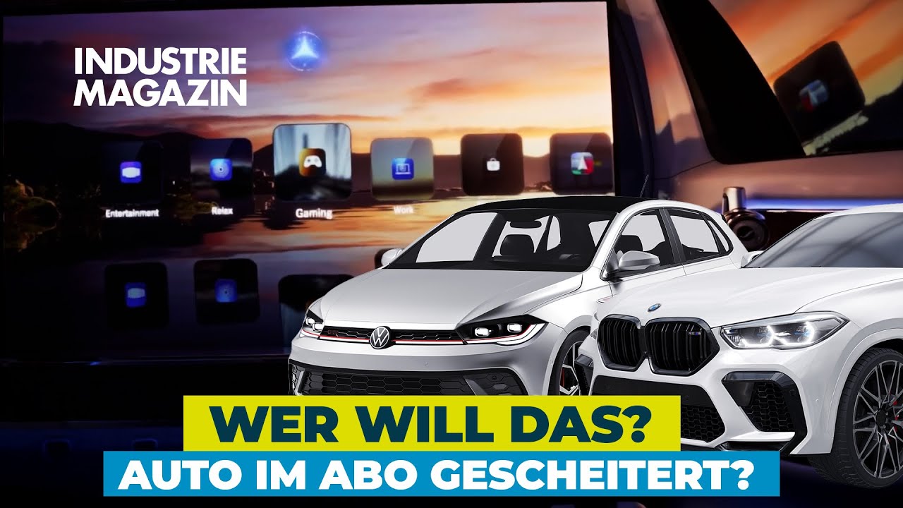 Auto im Abo: Wie VW, BMW & Co. an der Zukunft des Eigentums scheiterten