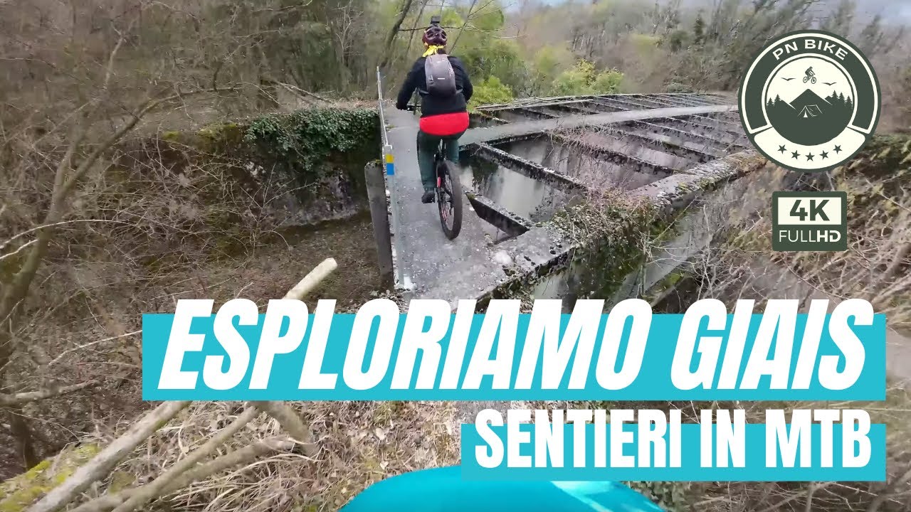 ESPLORIAMO I SENTIERI DI GIAIS CON @GiGiMTB - MTB 4K
