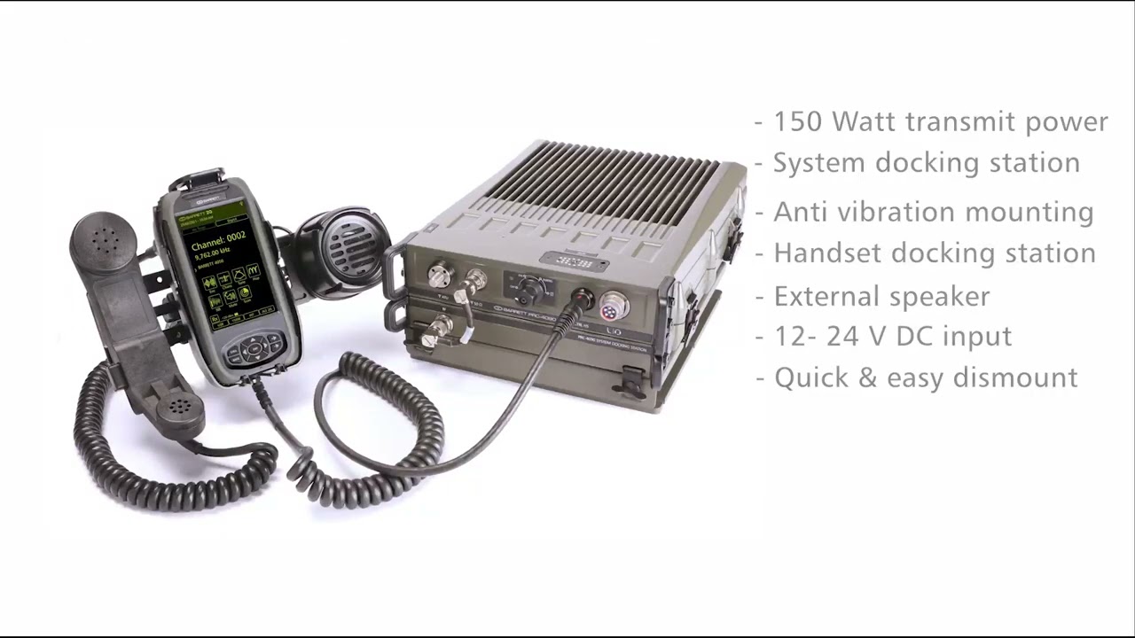 Barrett PRC 4090 HF SDR Transceiver 1
