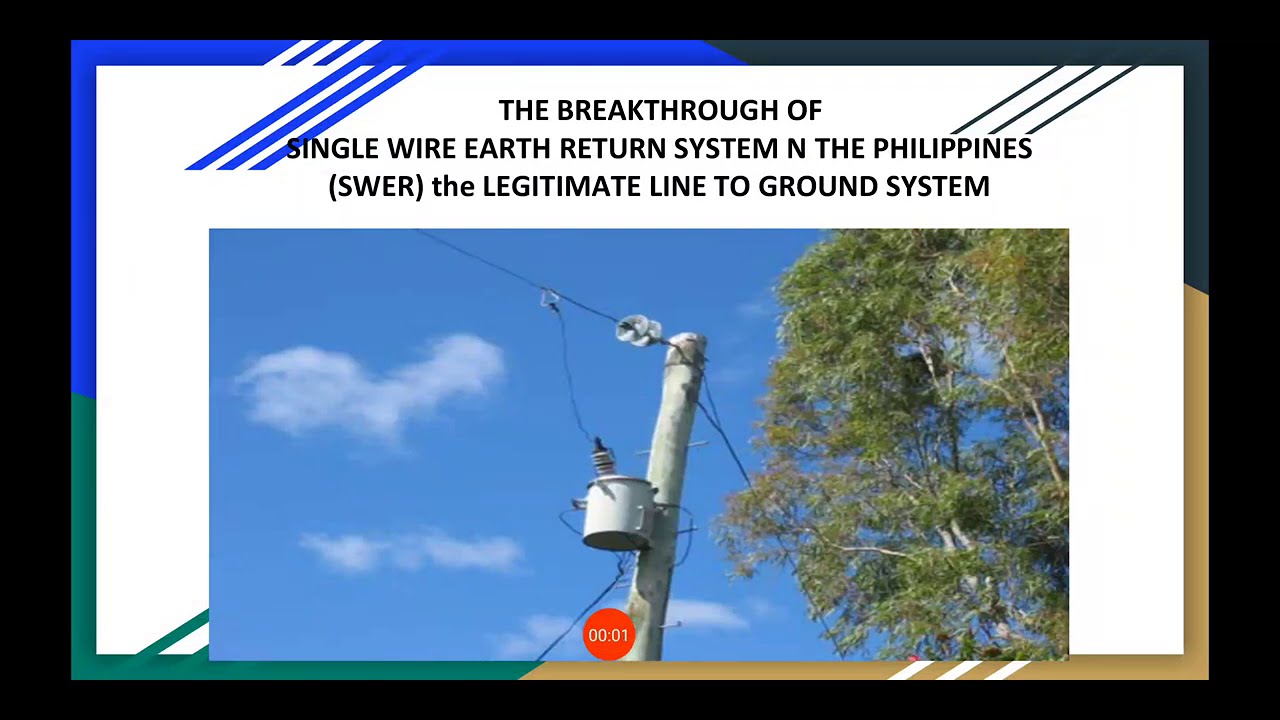 SINGLE WIRE EARTH RETURN (SWER) A LEGITIMATE  LINE to GROUND SYSTEM