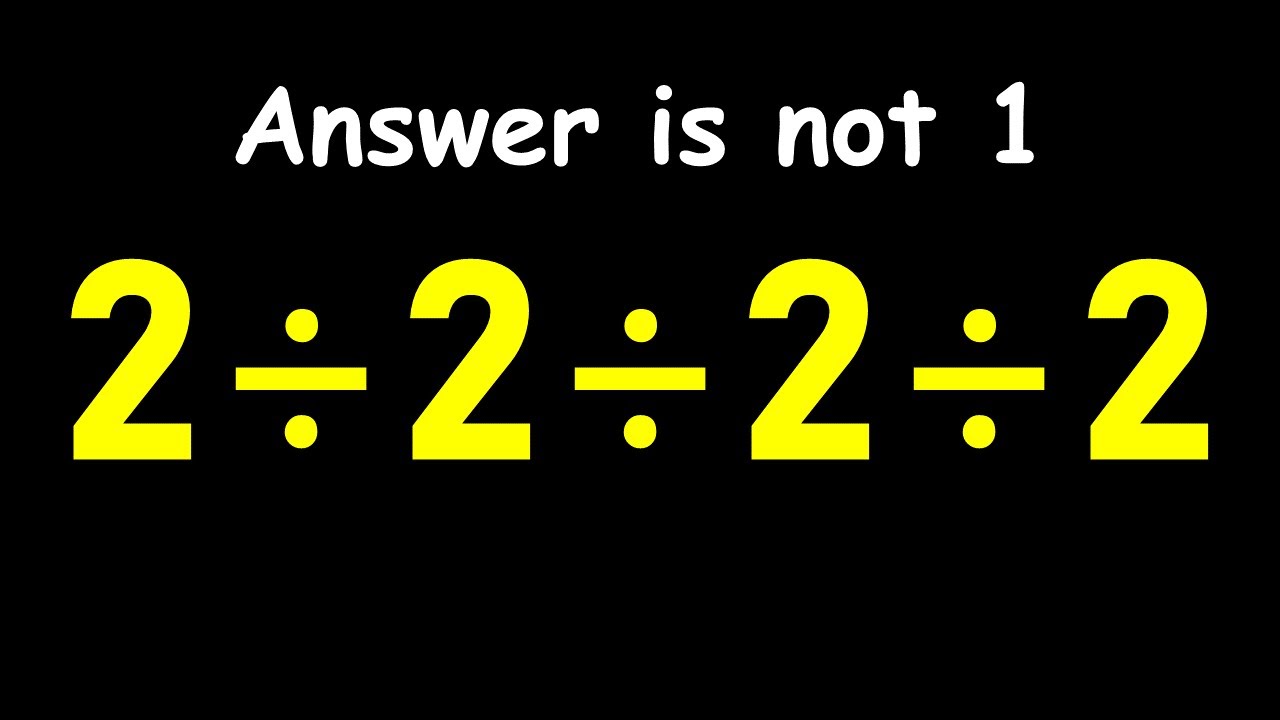 Try Solving This Tricky Math Expression!
