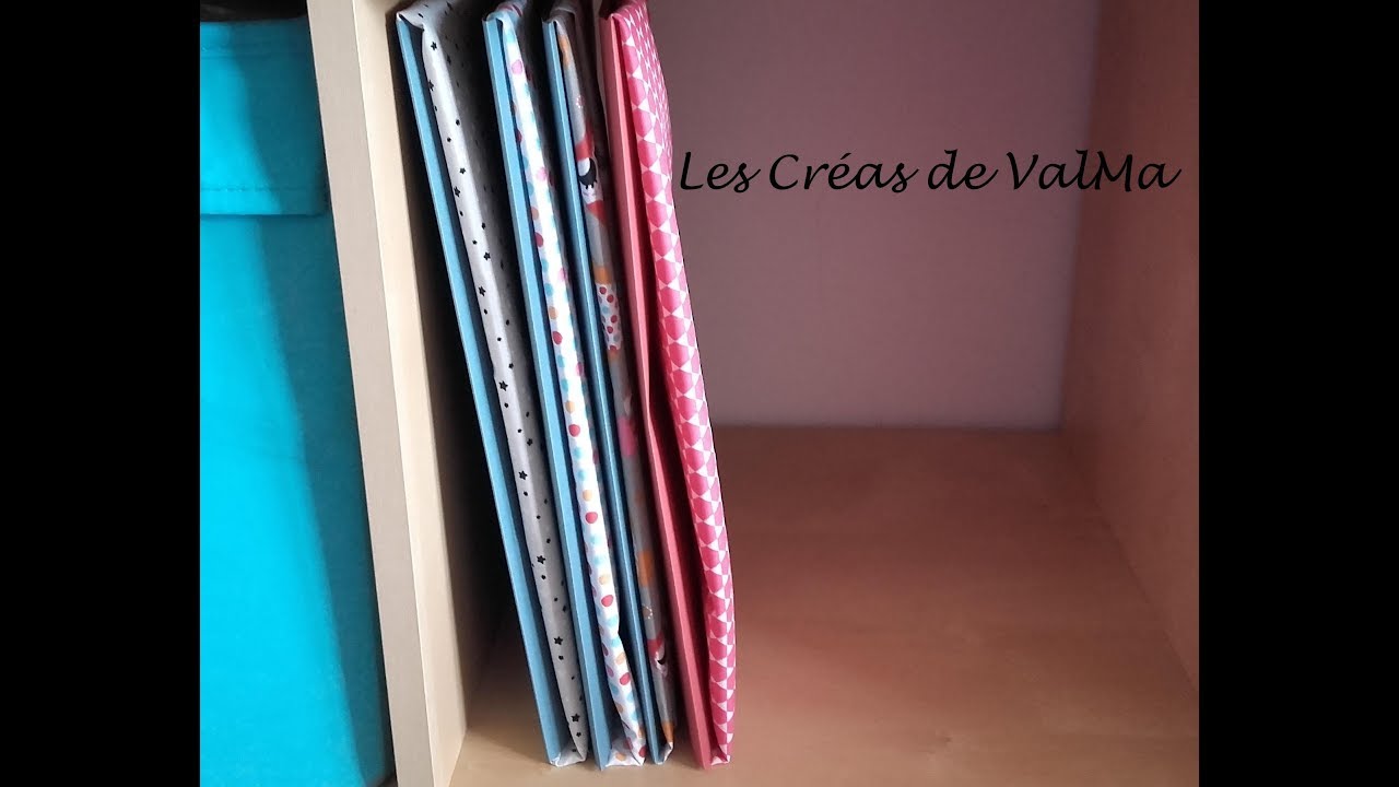 Astuce Rangement Tissus avec Pochette à Rabats et élastiques - Tuto couture ValMa