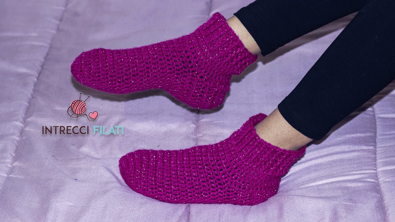 Uncinetto: tutorial calze da notte