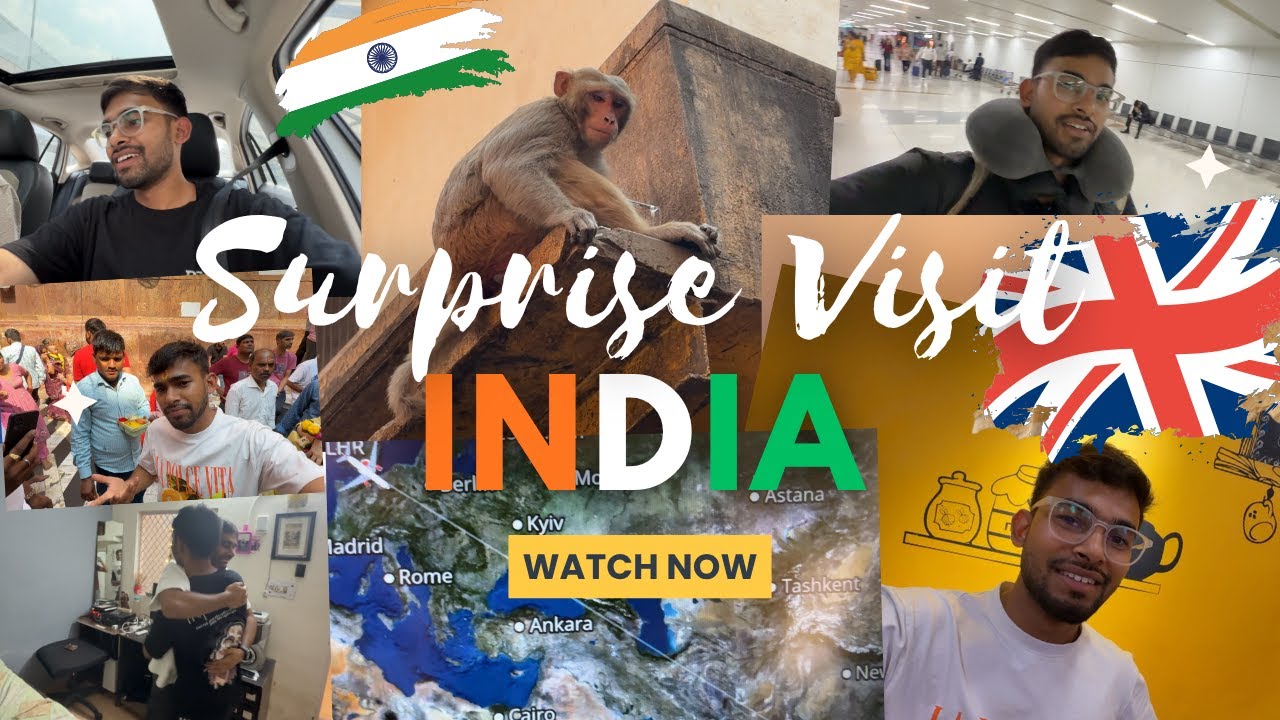 Surprise Visit India | Meeting Family & Friends