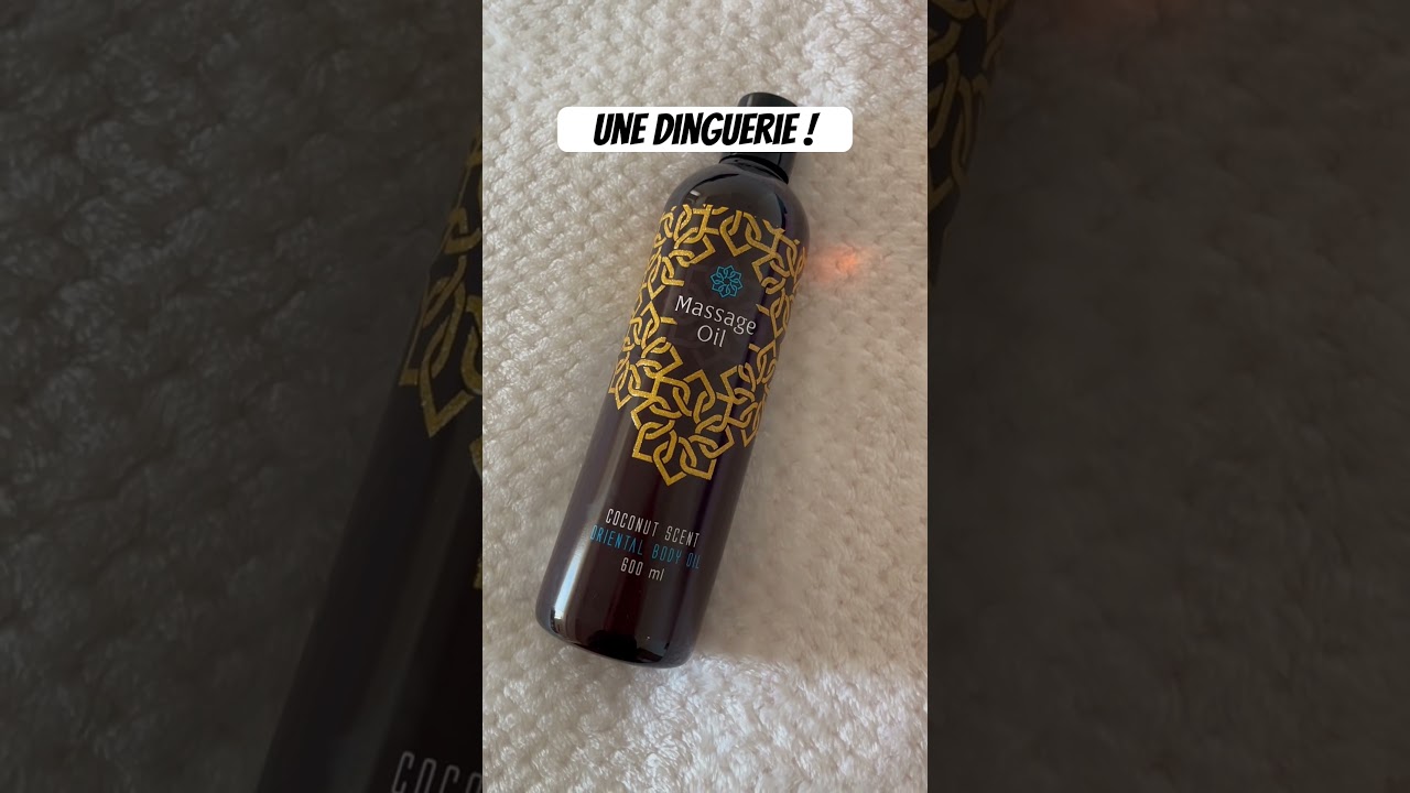 Huile de massage une dinguerie 🤪 #action #actionaddict #p&eacute;pites #bonplan #love❤️