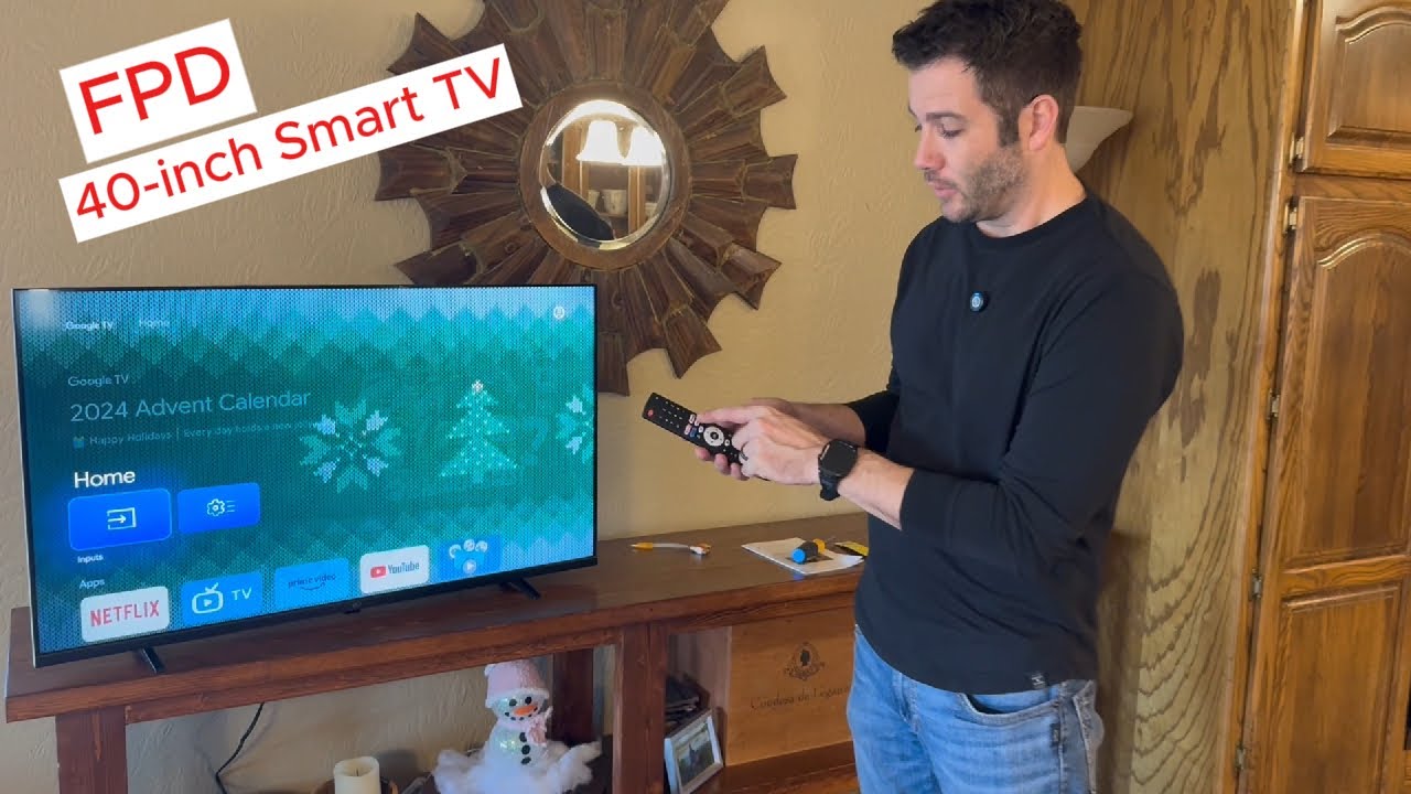 FPD 40 in smart tv, quick setup and responsive! #googletv #tv #smarttv
