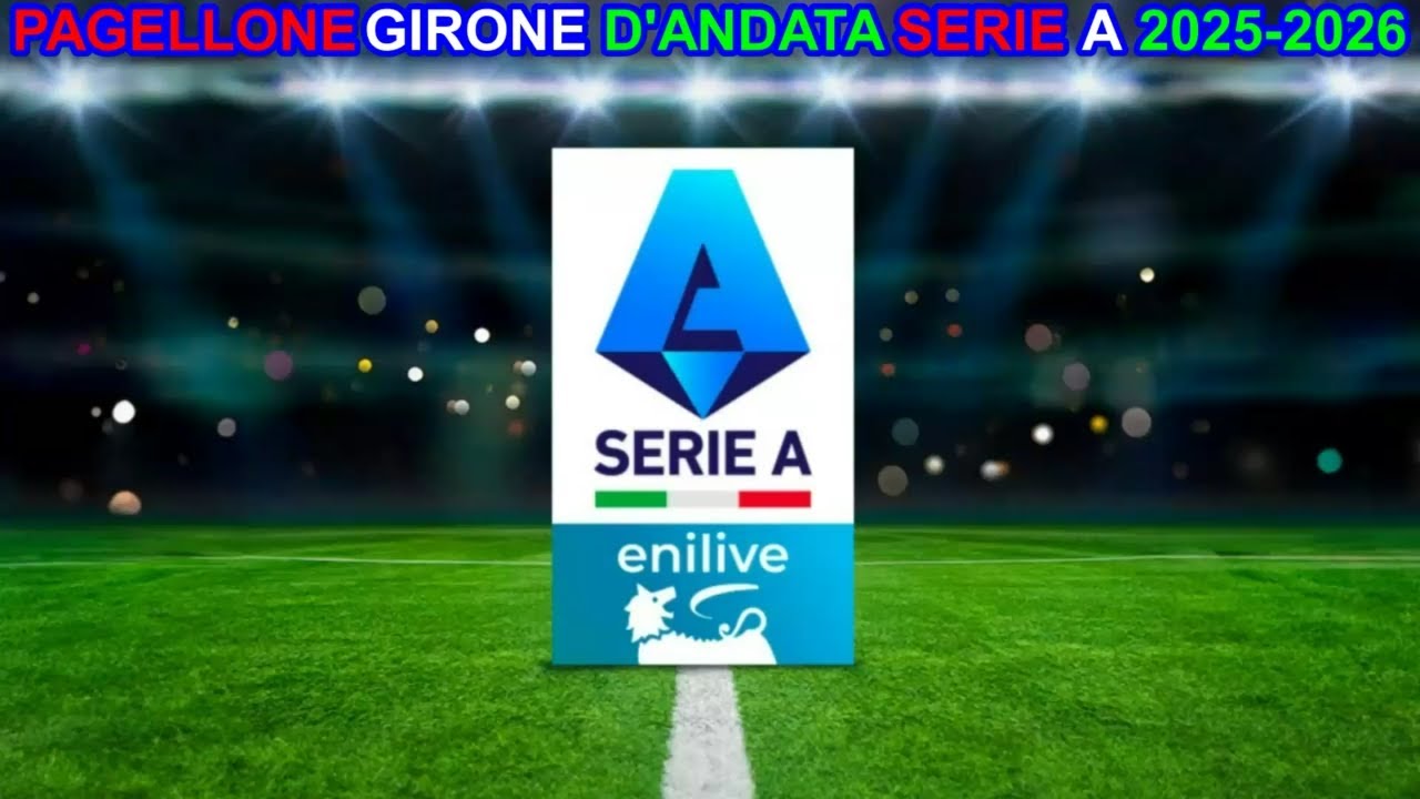 PAGELLONE GIRONE D'ANDATA DELLA SERIE A 2025-2026