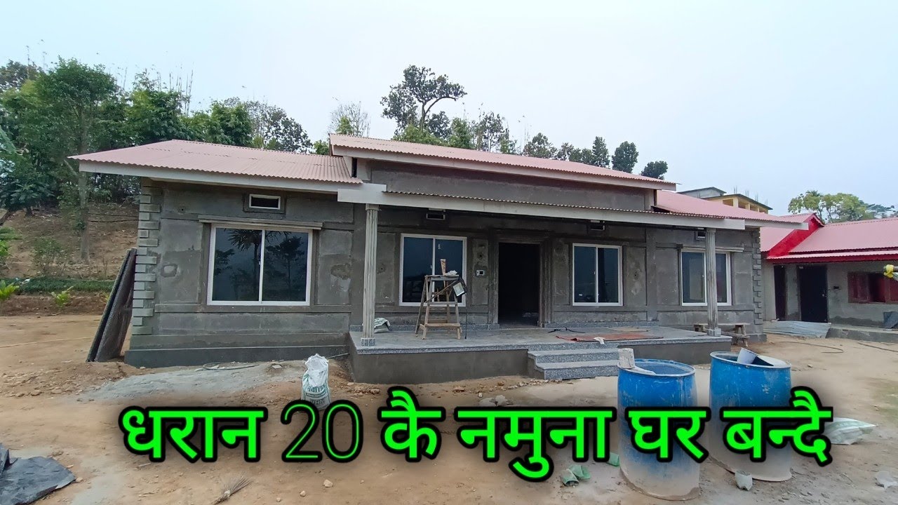 धरान 20 कै नमुना अनि सुन्दर घर निर्माण हुदै💪👌#travellersailo