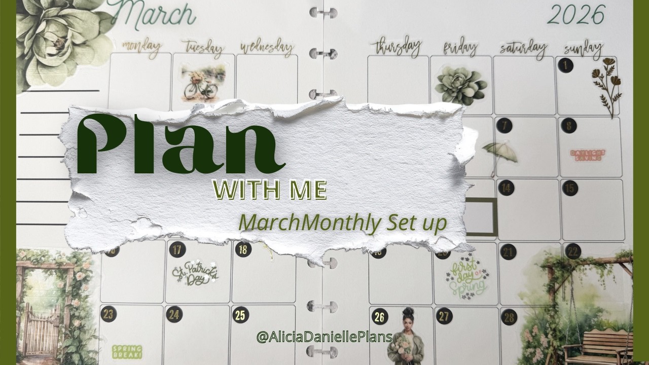 March Monthly Setup | Social Media Planner