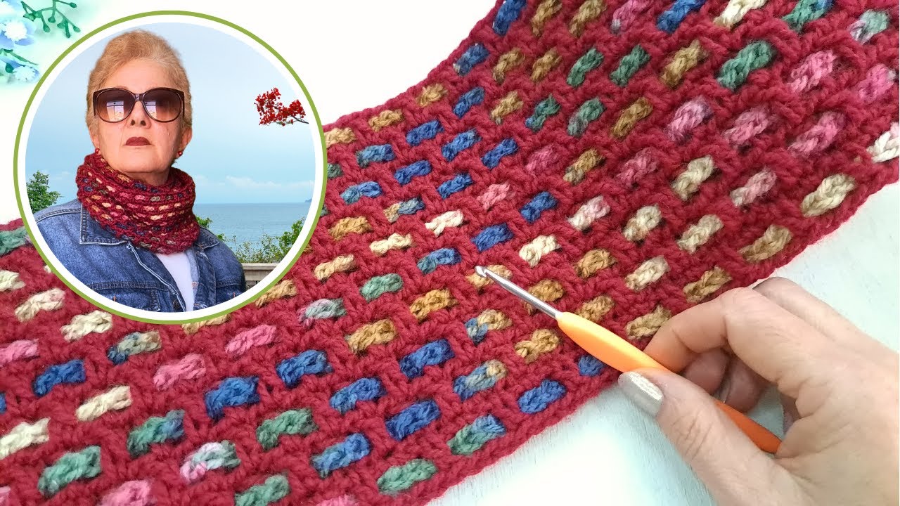 ¡El ENIGMA del Cuello Mágico tejido a CROCHET único y personalizable!