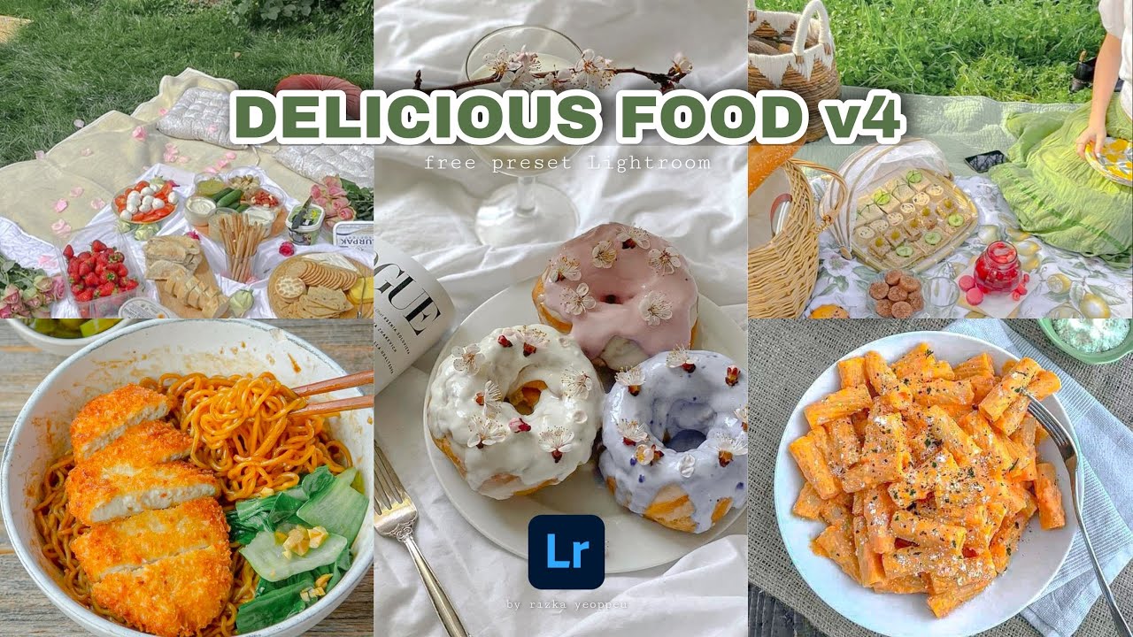 Delicious Food v4 Preset Lightroom | Preset Lightroom Makanan | Food Preset