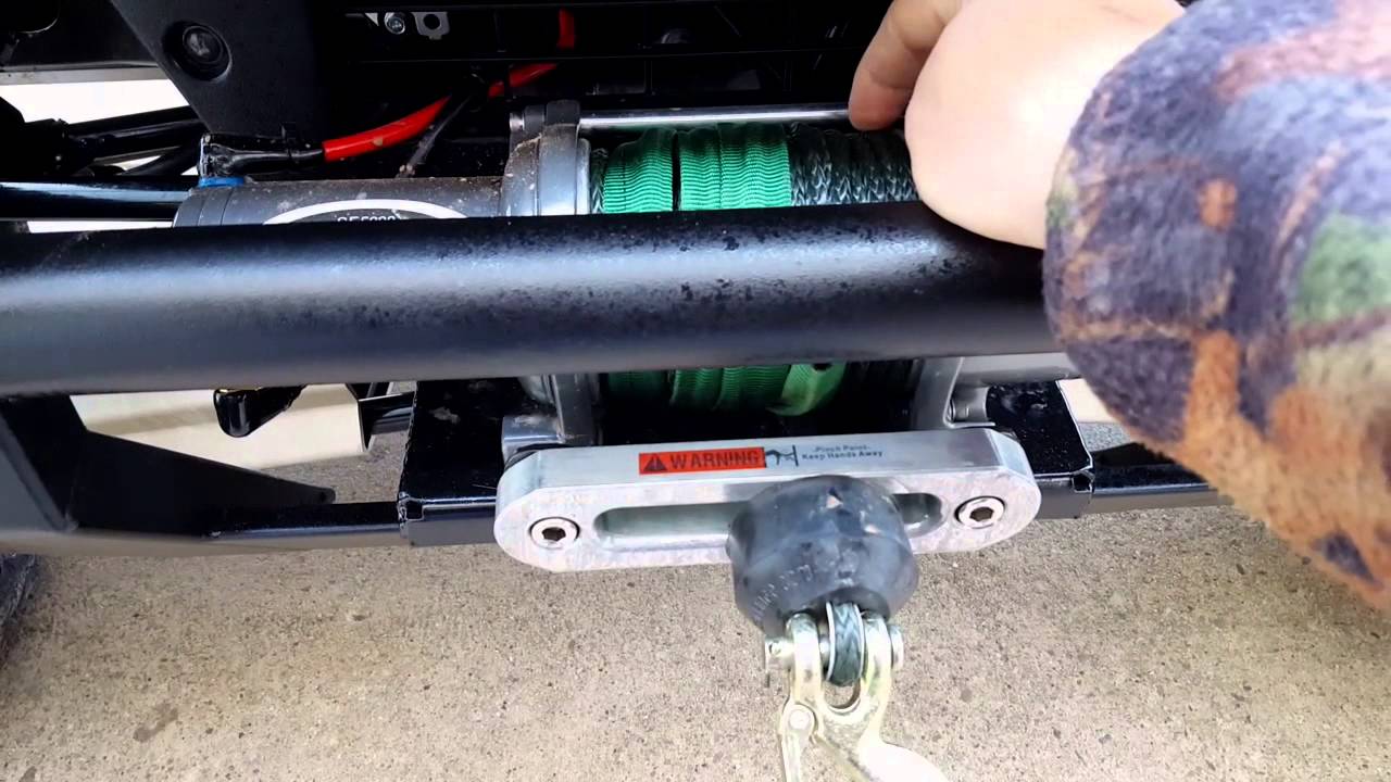 2015 Mule Pro FXT, Viper Winch install