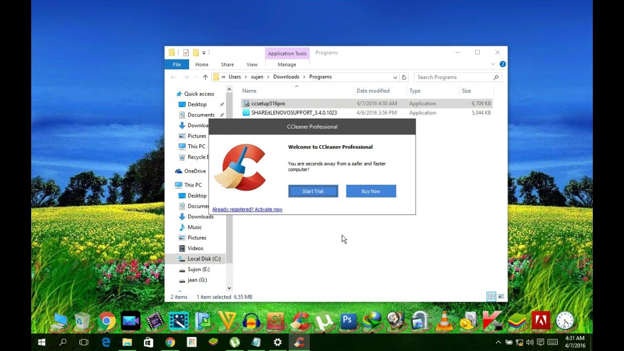 How to activate CCleaner Professional  SERIAL KEY 2016