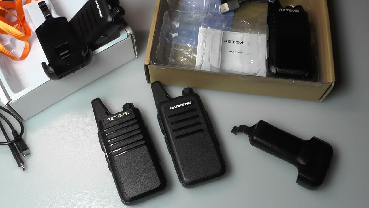 Baofeng VT C2 PMR vs RETEVIS RT622 PMR - Unboxing