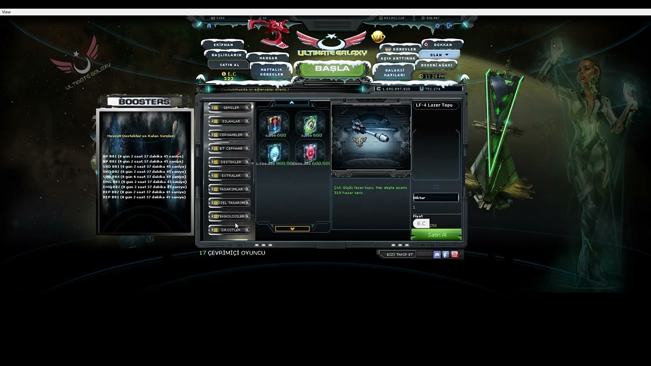 Darkorbit PVE/PVP Server (Daily +50 Online + Auto Bot)