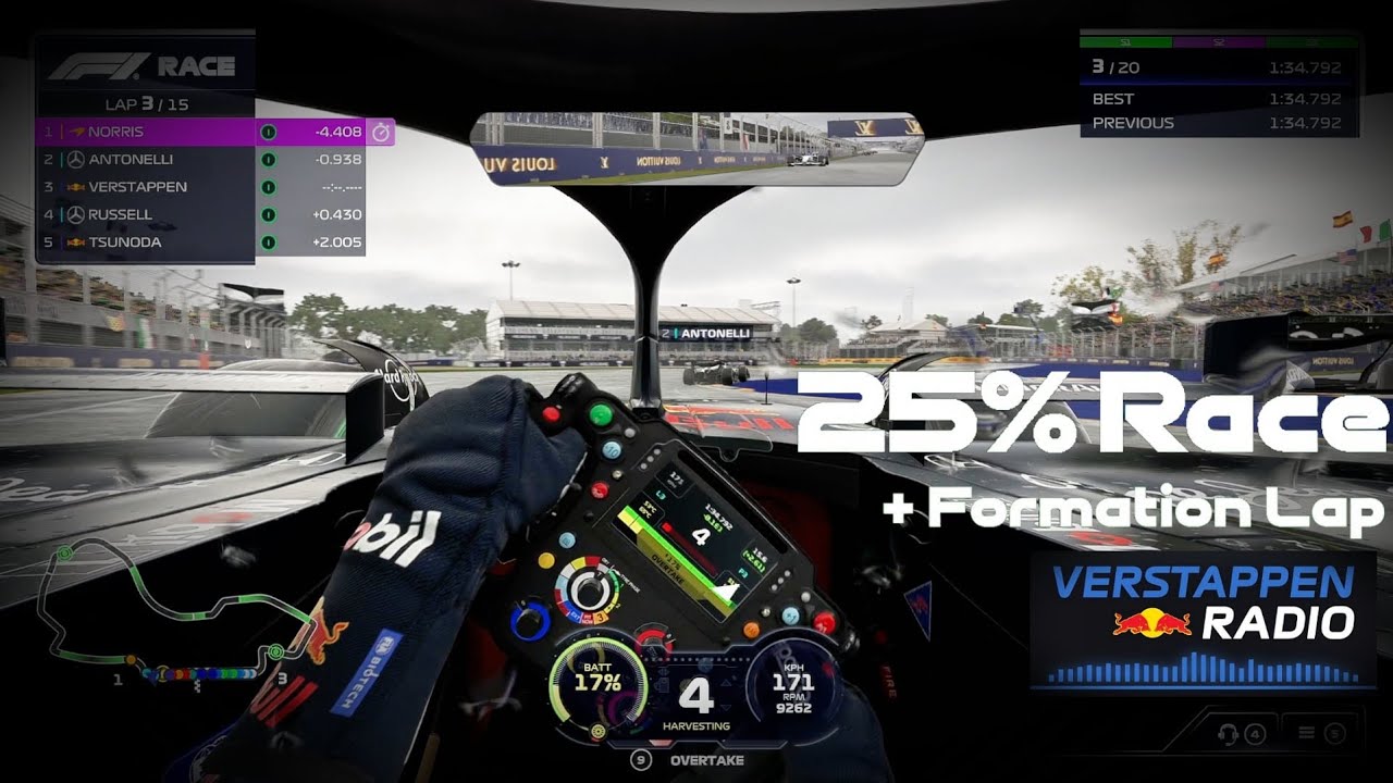 Can I Hold On? | P7 to Podium on Worn Tires | F1 25 Australia POV
