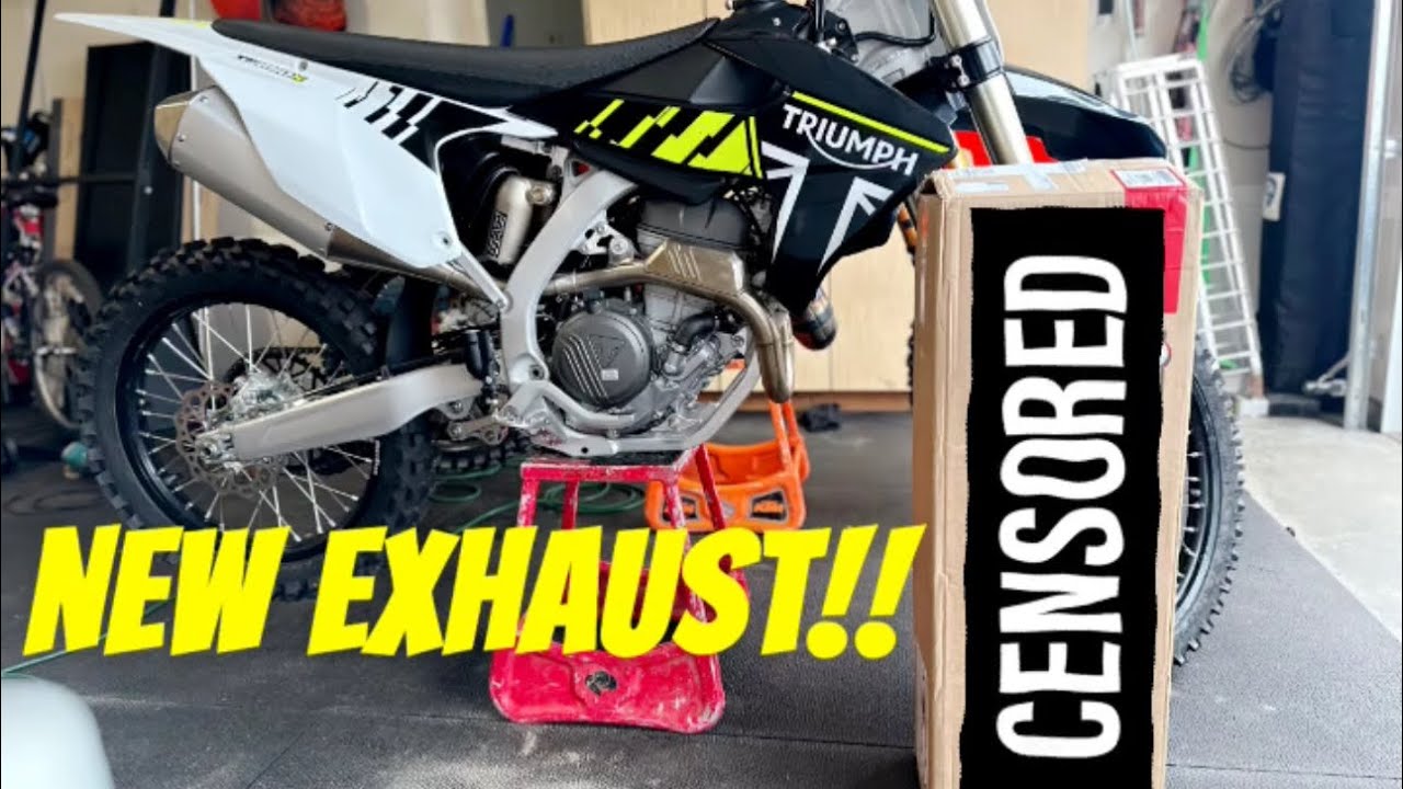 New Exhaust - Triumph TF250X - motocross