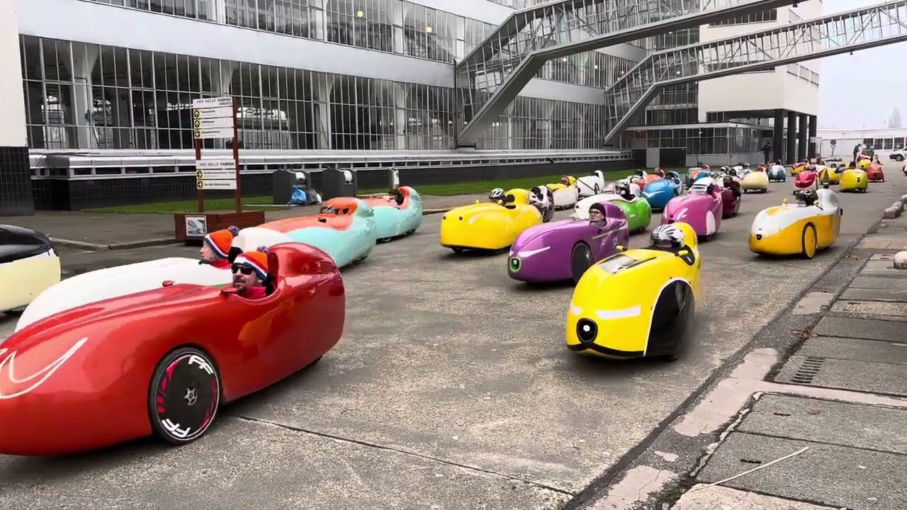 Oliebollentocht 2024 - vertrek Van Nelle Fabriek