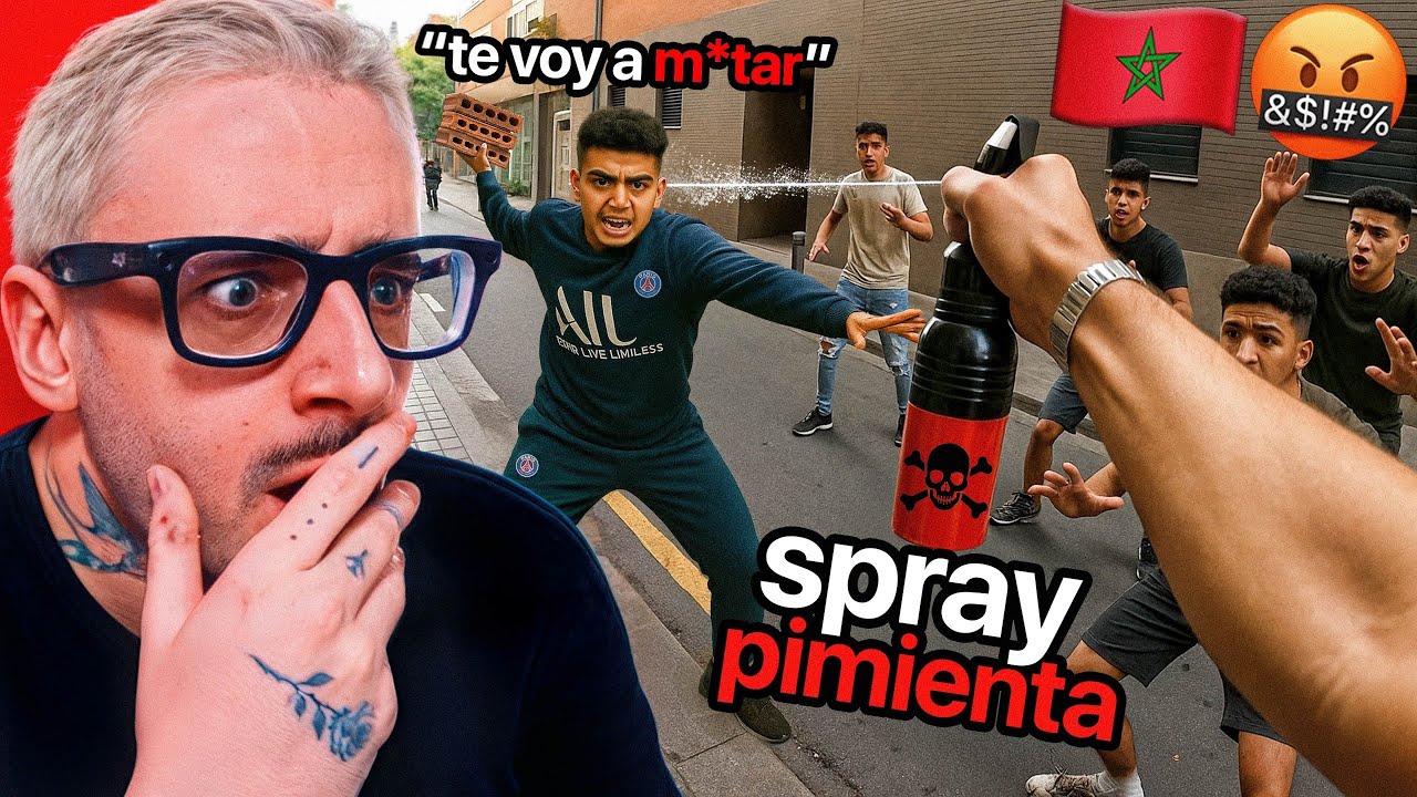 le han dado una paliza a este youtuber en Barcelona.