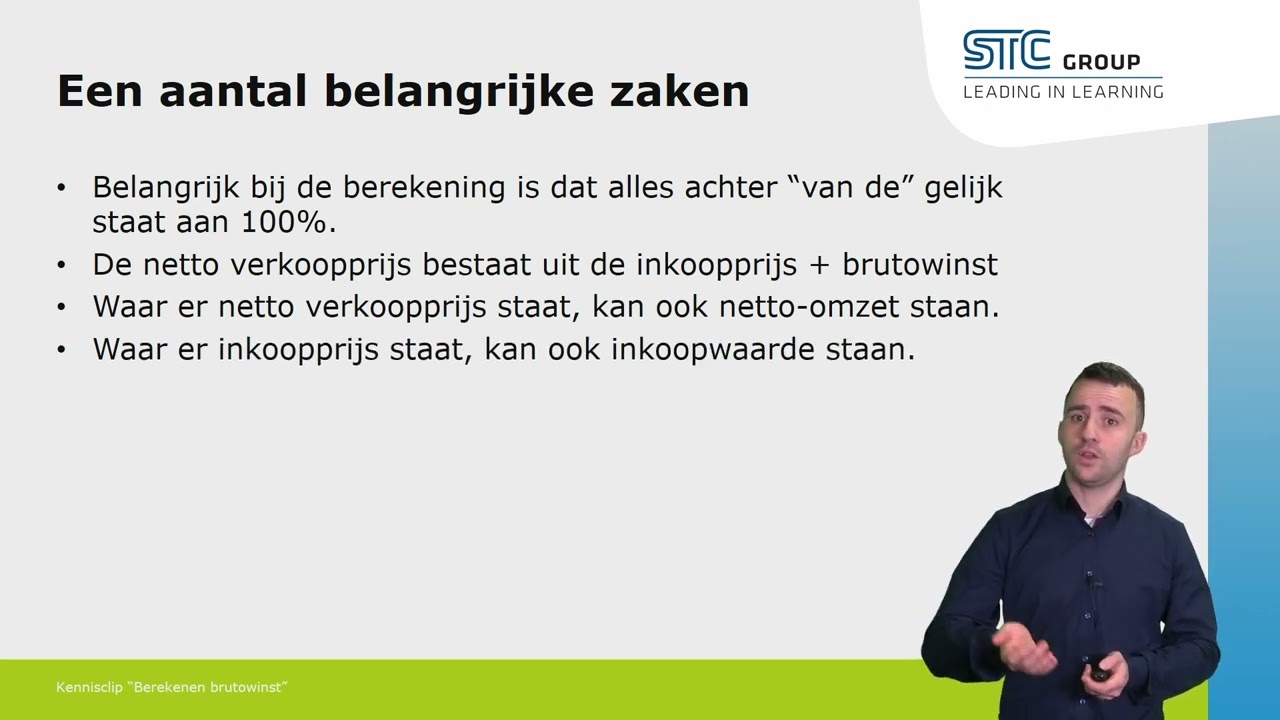 Berekenen van brutowinst