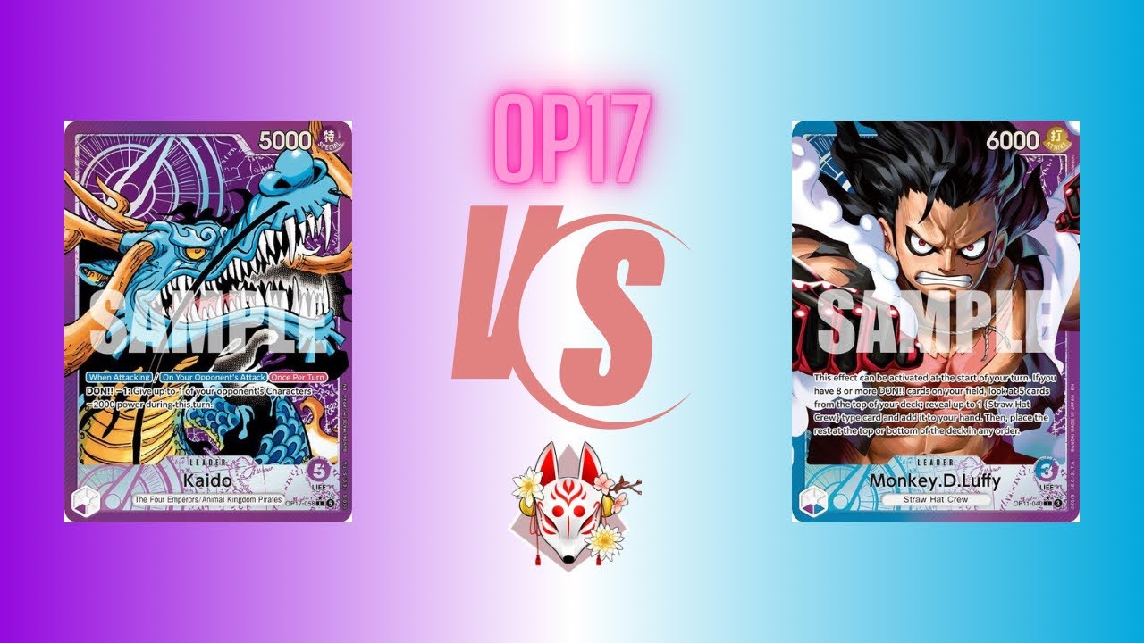 OP17 Purple Kaido vs UP Luffy!