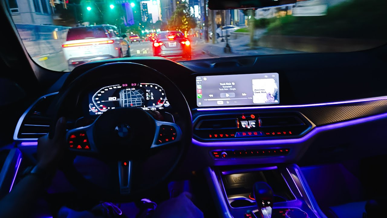 CUTTING UP IN BMW X6M COMPETITION AT 7 PM