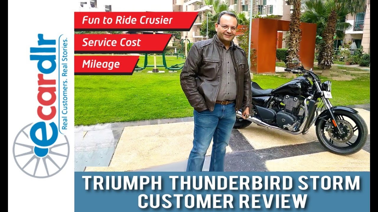 Triumph Thunderbird Storm Customer Review | Eager to Roar Long Distance Cruiser | Ecardlr