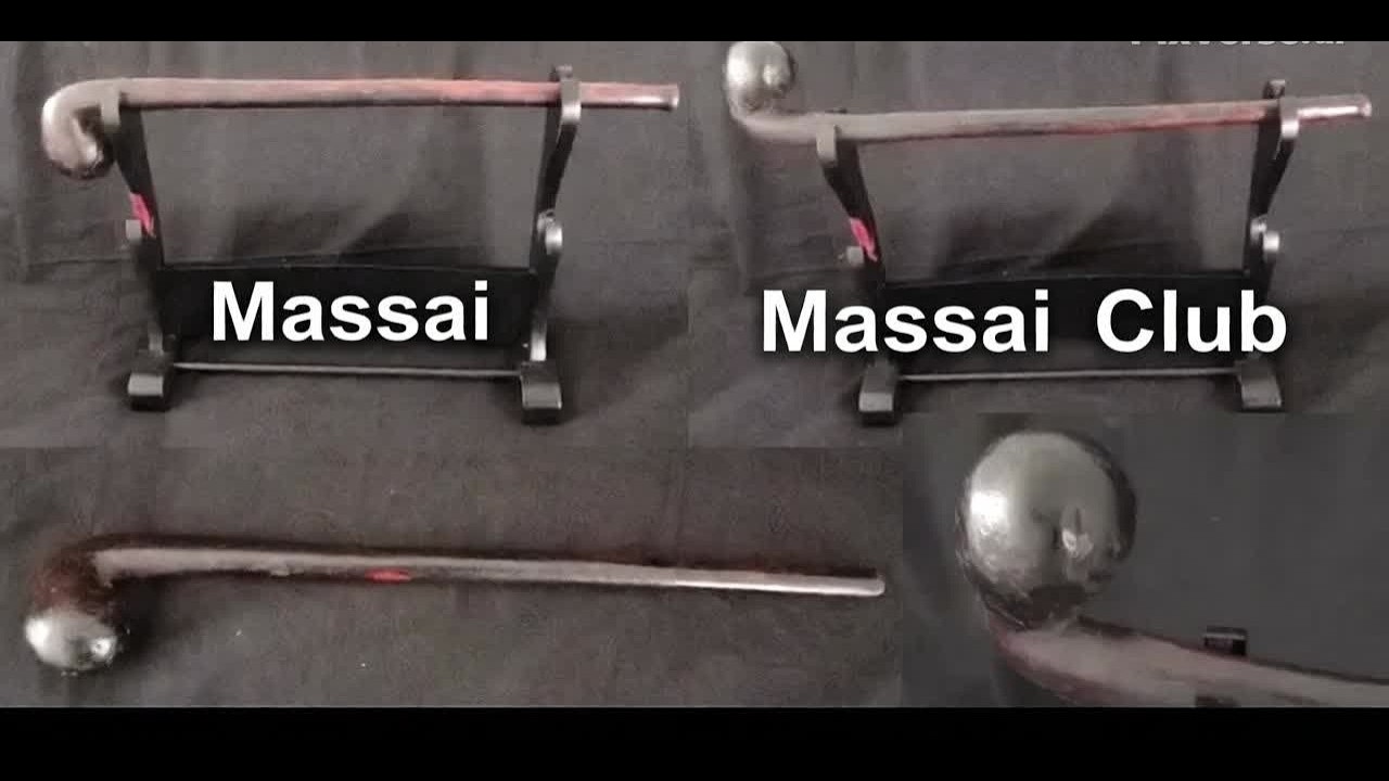 Old Massai Knobkerrie War Club (Rungu)