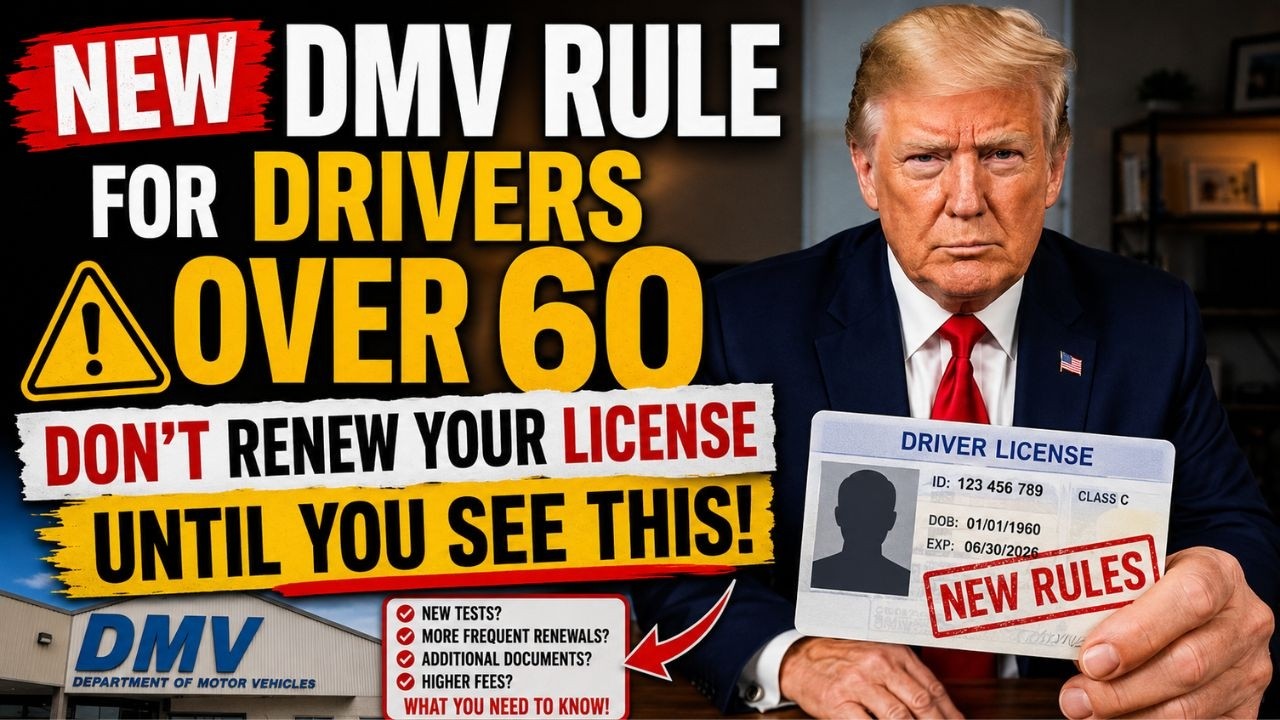 NEW DMV Rule for Drivers Over 60 &mdash; Don't Renew Your License Until You See This