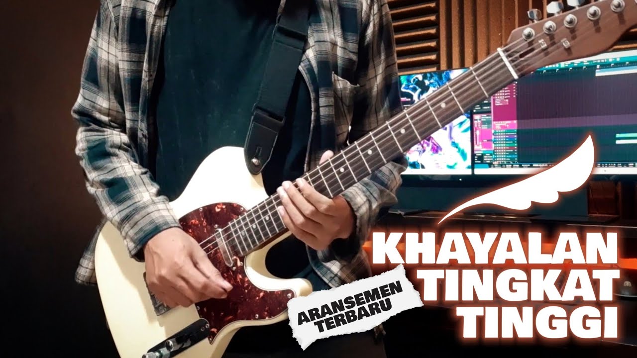 NOAH - Khayalan Tingkat Tinggi NEW VERSION‼️ (Full Guitar Part) Cover | HQ Audio + Lirik