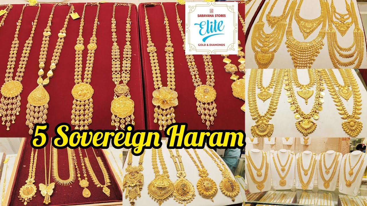 Saravana Elite gold wedding Haram Latest design Kerala Bombay Turkey Middle haram collection