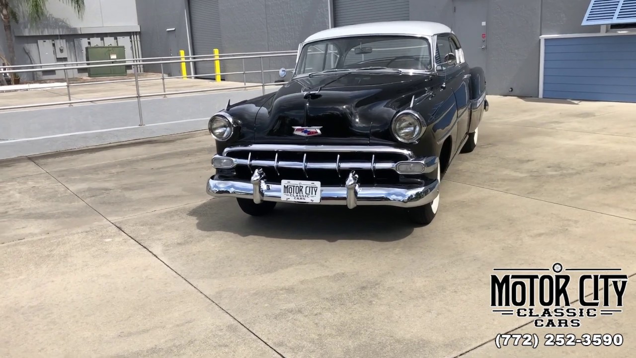 1954 CHEVY BEL AIR FOR SALE - MOTOR CITY CLASSIC CARS