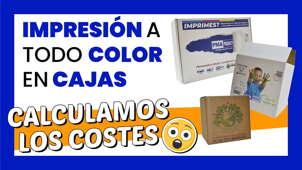 🏆 AVERIGUA COSTE de imprimir CAJAS de cartón DESDE 1 UNIDAD¡¡¡ Impresora de PACKAGING PRINTBOX VERSA