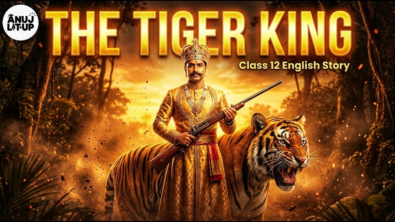 THE TIGER KING 🐅 | Full Chapter Explanation in COMIC STYLE! 🤩 Class 12 English