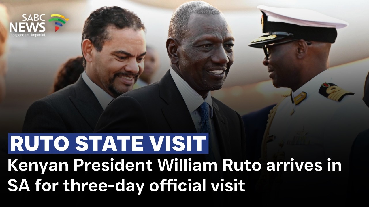 Ruto State Visit | Kenyan President William Ruto arrives in SA for three-day official visit