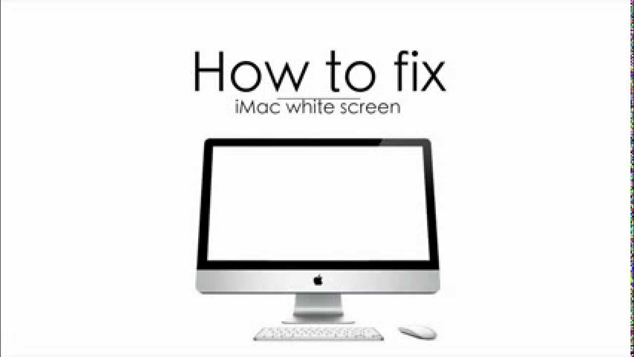 How To Fix White Screen On Your Mac
