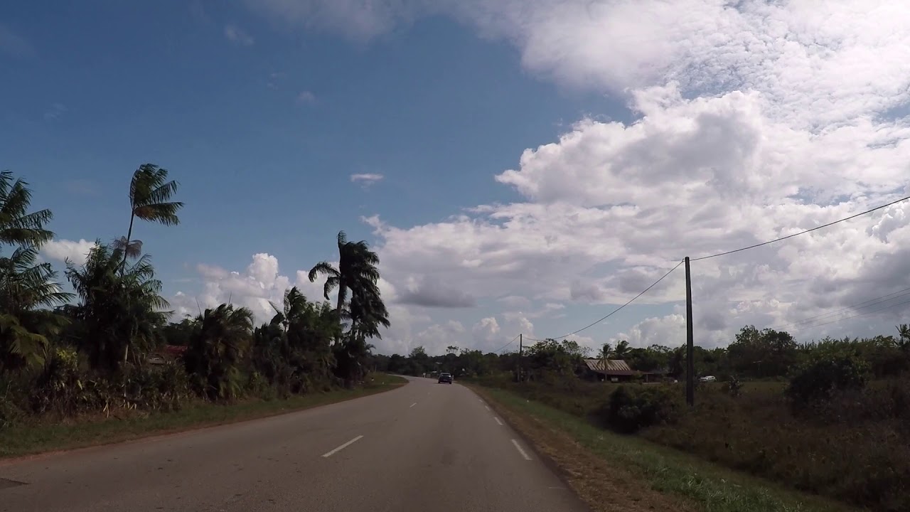 French Guiana Road Cayenne Roura / France Guyane française  Route Cayenne Roura, Gopro