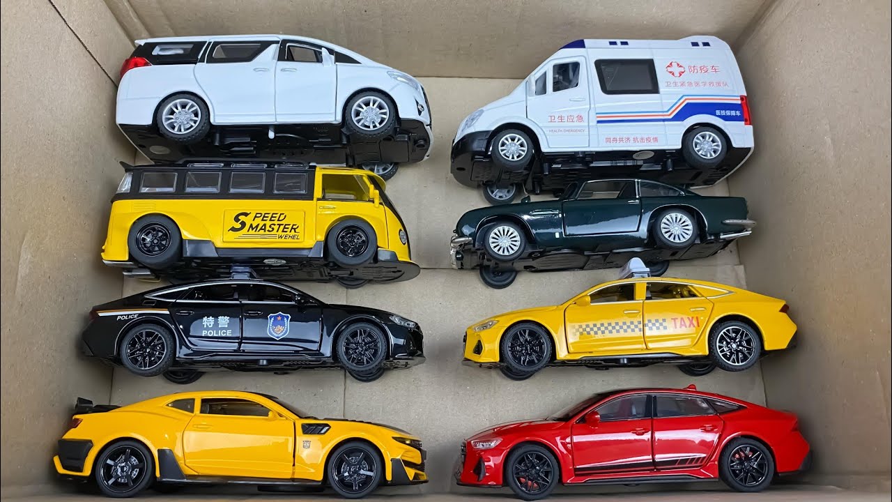 BOX FULL OF Diecast Cars - Toyota Corolla, Yaris, Nissan Patrol, Mercedes Benz, Rolls Royce, Bus