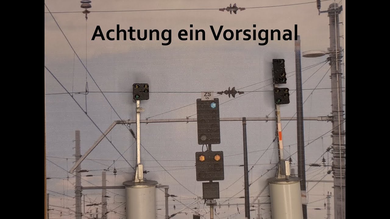Vorsignale - Signalnachahmer - Erklärung - ÖBB ( Mikro defekt)