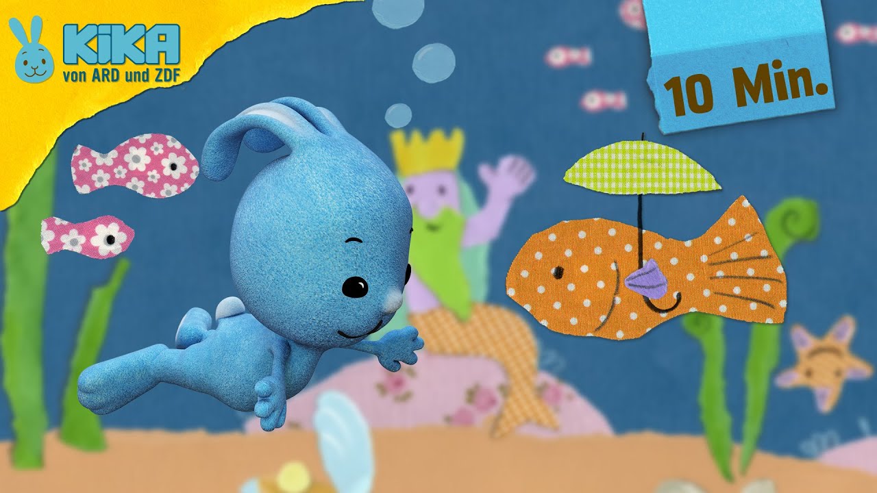 Schwimmen lernen mit Kikaninchen 🏊&zwj;♂️ 💦 Ganze Folgen deutsch | Mehr auf kikaninchen.de