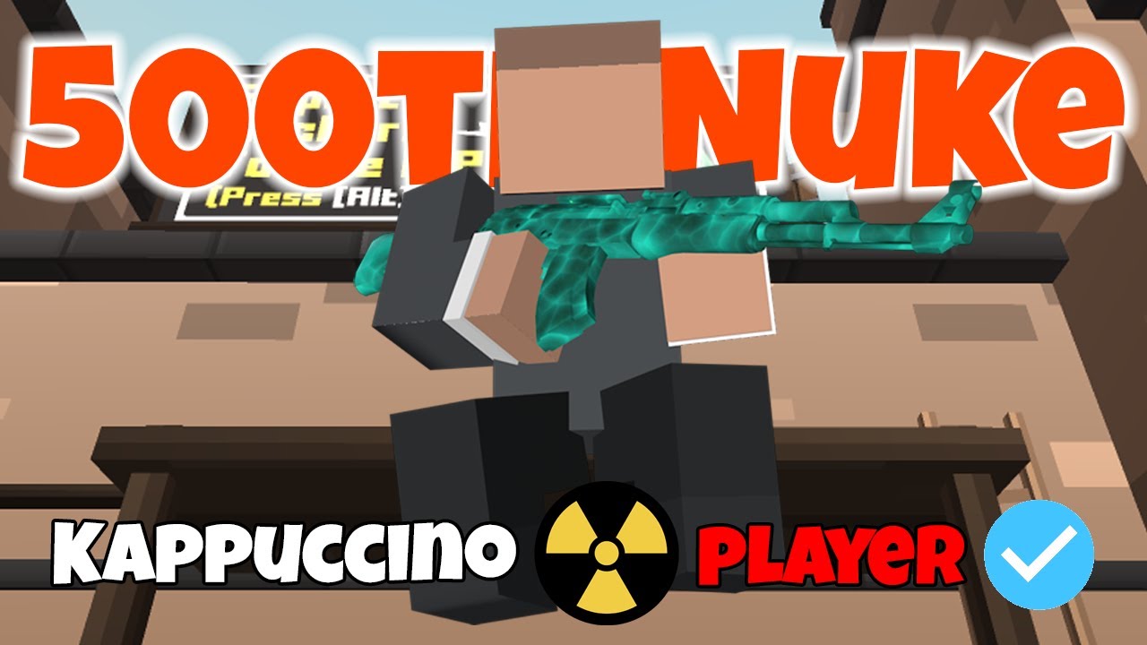 Halfway to Nuke Tamer By NUKING ON A VERIFIED PLAYER in Krunker.io! (500th Nuke Gameplay)