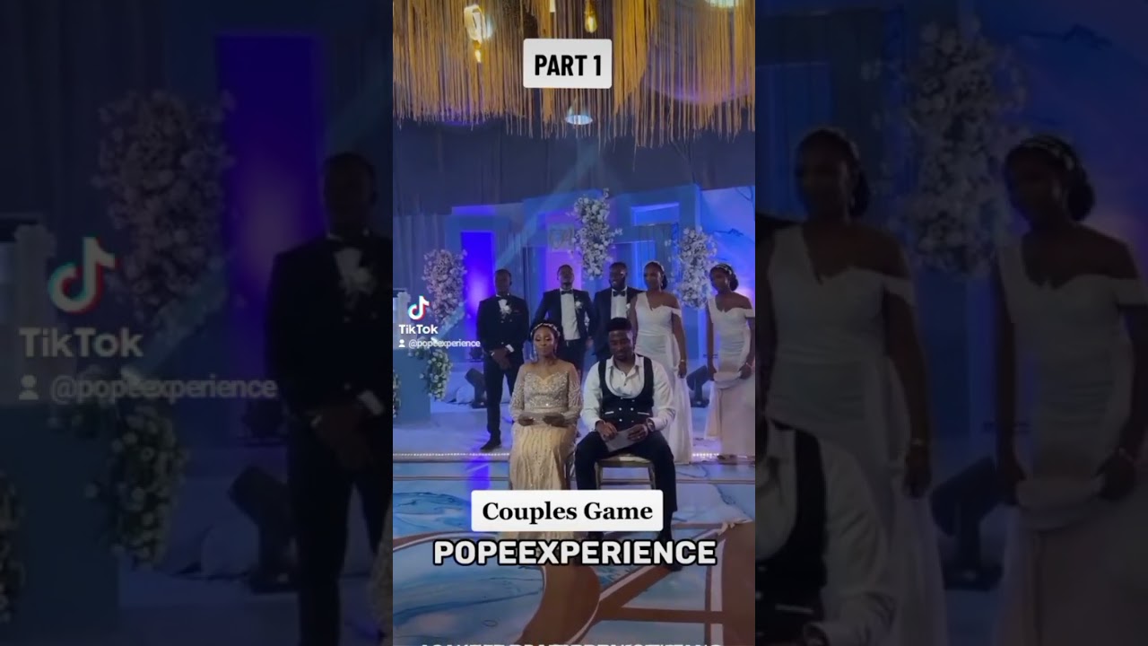 COUPLES GAME TO PLAY WITH THE BRIDAL TRAIN