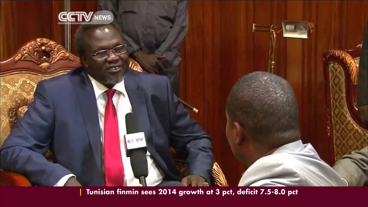 Dr. Riek Machar On An Exclusive Interview With CCTV's Girum Chala.